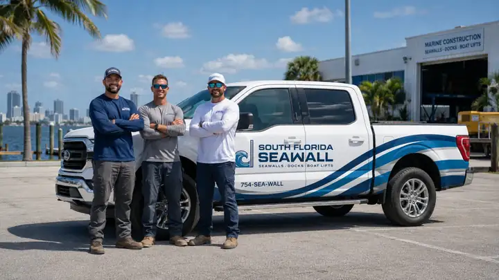 South Florida Seawall completed project