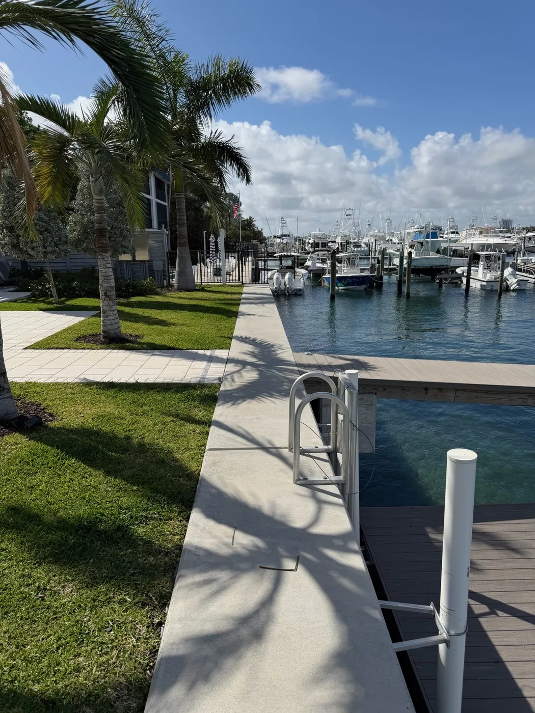 Concrete cap seawall along a South Florida waterfront